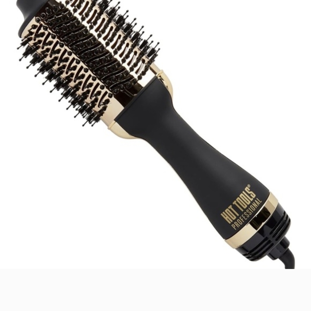 Hot Tools 24k Professional Black and Gold Hair Brush